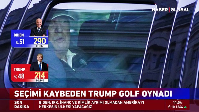 Biden'ın zaferinin ardından Trump ilk kez görüntülendi