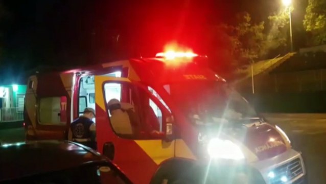 Jovem é atendido pelo Siate após sofrer agressão na região do Lago