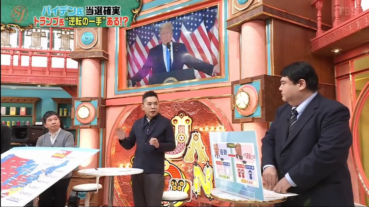 サンデー・ジャポン 2020年11月8日 混迷のアメリカ大統領選！「不正」訴えるトランプ