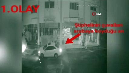 Ev ve iş yerini soyan hırsızlar kamerada