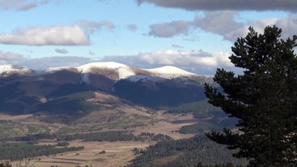 Kars'ta yüksek kesimler karla kaplandı