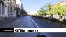 Atene deserta, via al secondo lockdown in Grecia