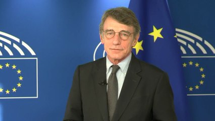 Sassoli apela a reconstruir cuanto antes la relación transatlántica