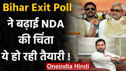 下载视频: Bihar Exit Poll 2020: Tejashwi Yadav ने दिया Nitish को झटका!, NDA का ये है प्लान? | वनइंडिया हिंदी