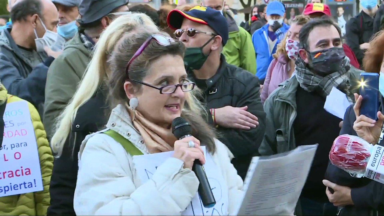 La Plataforma Infancia y Libertad participa en la manifestación en Madrid de la Asociación policial negacionista