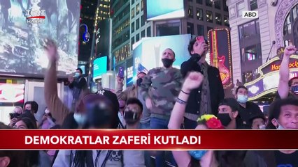 Biden Destekçileri Sokaklara Döküldü