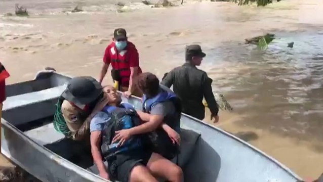 Homes underwater as Eta flooding prompts rescues