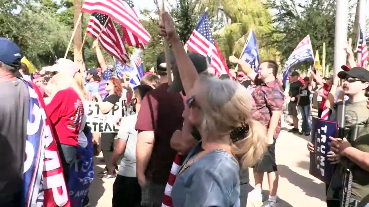 Nach Bidens Sieg: Wut und Enttäuschung bei Trump-Anhängern