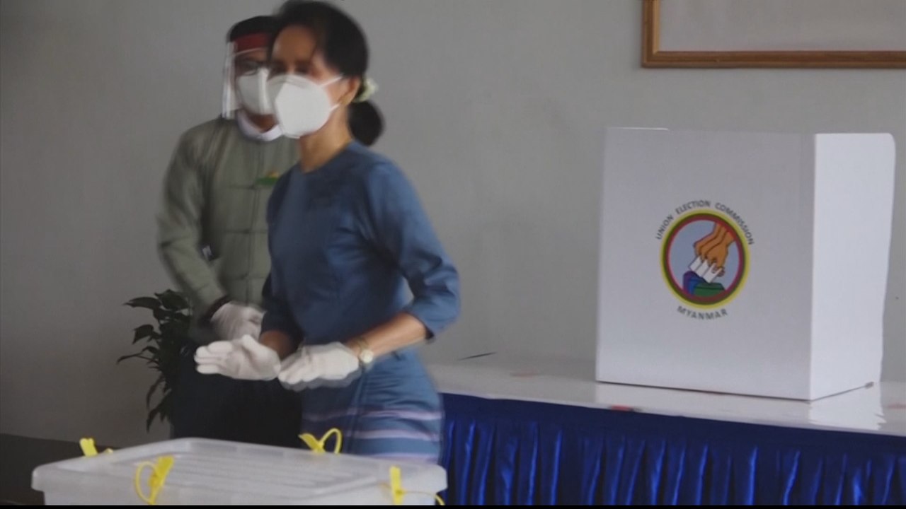 Polls close in Myanmar election
