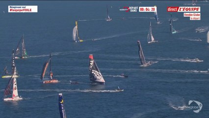 Ils se jettent à l'eau pour ne pas pénaliser Thomson - Voile - WTF