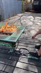 Impressive Engine Block Fire Pit