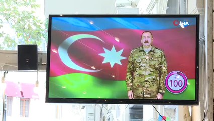 - Bakü halkı Ermeni işgalinden kurtarılan Şuşa için sokaklarda