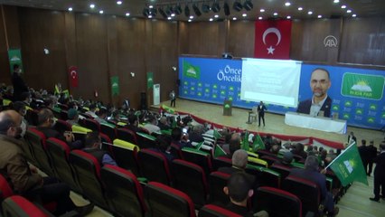 HÜDA PAR Genel Başkanı İshak Sağlam Diyarbakır İl Kongresinde konuştu