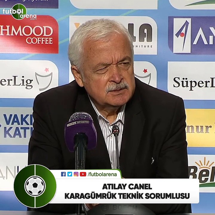 Atılay Canel: "Oyun istediğimiz gibi giderken karambolde golü yedik"