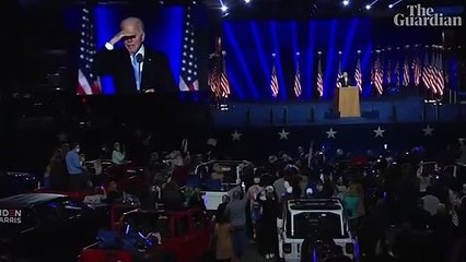 Joe Biden's victory speech in full - 'We must restore the soul of America'