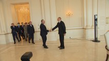 Çavuşoğlu ve Akar Bakü'de Aliyev ile görüştü