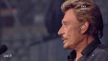 Johnny Hallyday - Ovation du public - Stade de france 2009