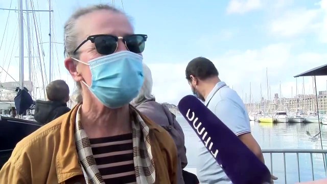 Confinement : baisse de la fréquentation au marché aux poissons du Vieux port de Marseille