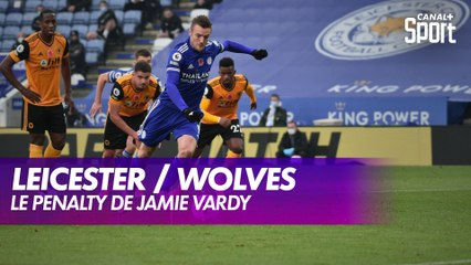 Le penalty de Jamie Vardy - Leicester / Wolverhamtpon - Premier League, 8ème journée