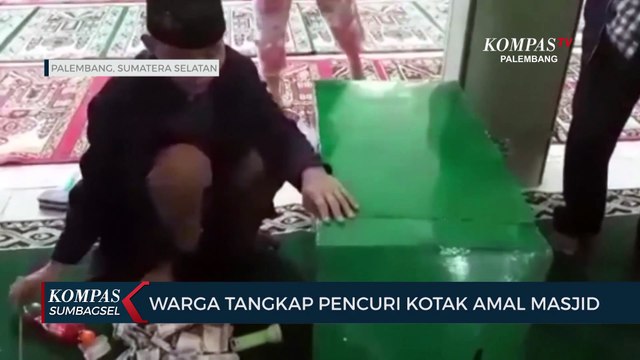 Warga Tangkap Pencuri Kotak Amal Masjid