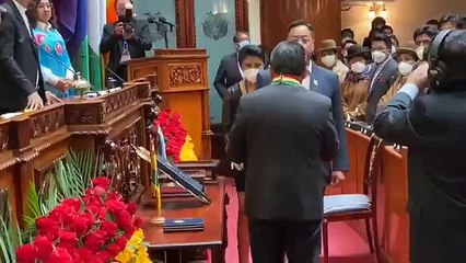 Así fue juramentado Luis Arce como nuevo presidente de Bolivia