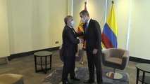 Felipe VI se reúne con el presidente de Colombia