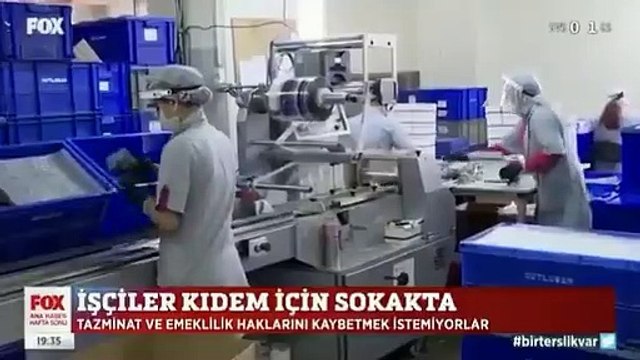 İstanbul'da AK Parti'ye kıdem tazminatı protestosu