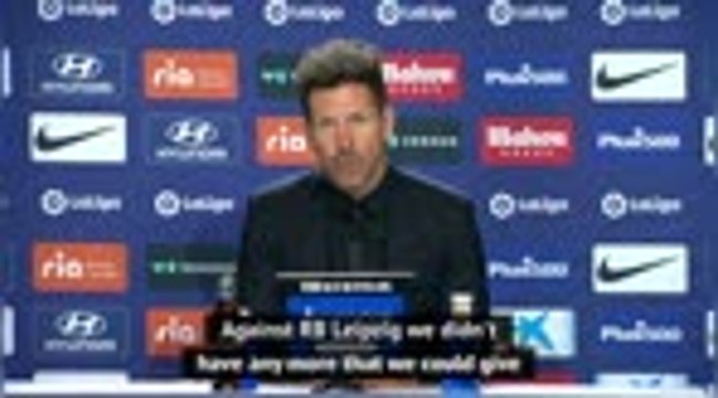 Unbeaten Atletico close to their best - Simeone