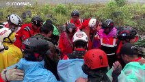 Egyperces riport a guatemalai mentők küzdelméről az Eta nevű vihar pusztítása után