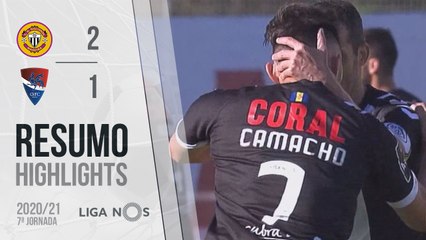Highlights: CD Nacional 2-1 Gil Vicente (Liga 20/21 #7)