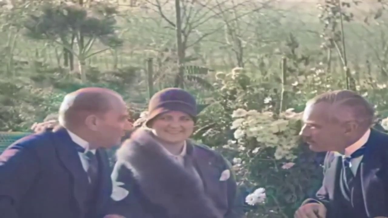 Atatürk Fransızca Konuşuyor (Renklendirilmiş ) #Atatürk orman çiftliği