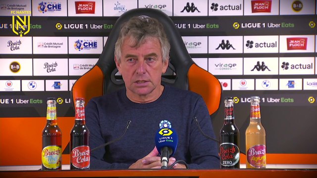 FC Lorient - FC Nantes : la réaction des entraîneurs