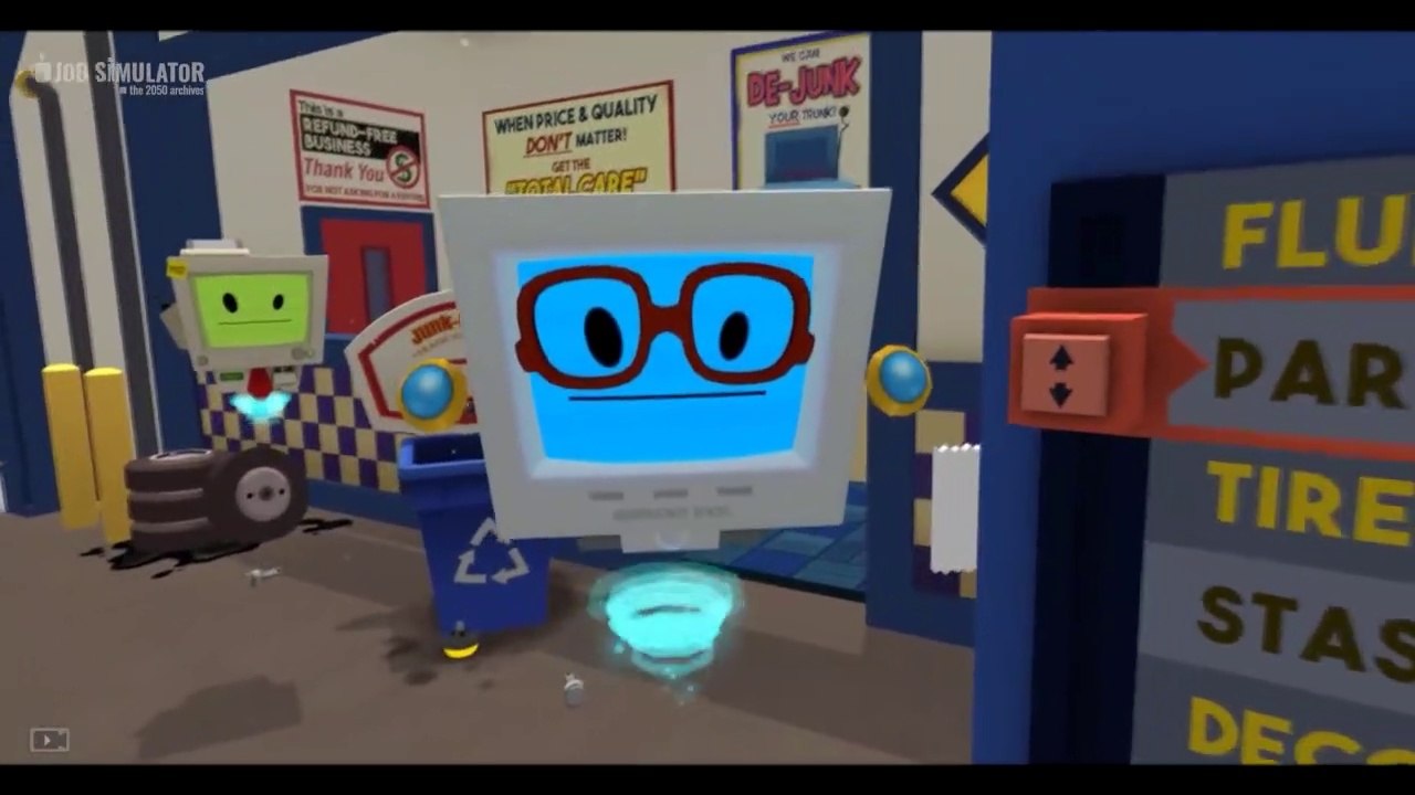VR games: crazy mechanic in Job Simulator