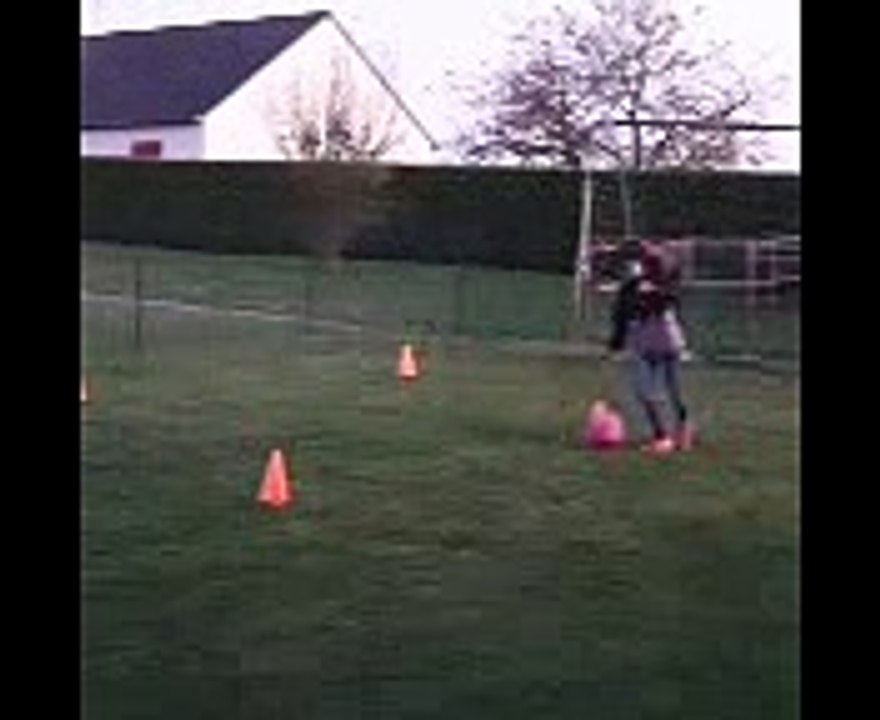 Les U11 s'entrainent chez eux