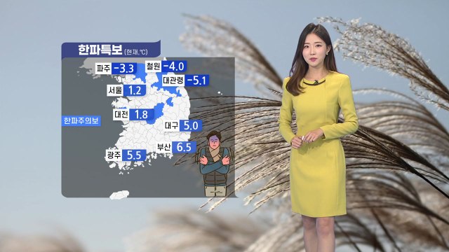 [날씨] 중부·경북 일부 한파주의보...서울 올가을 첫 영하권 / YTN