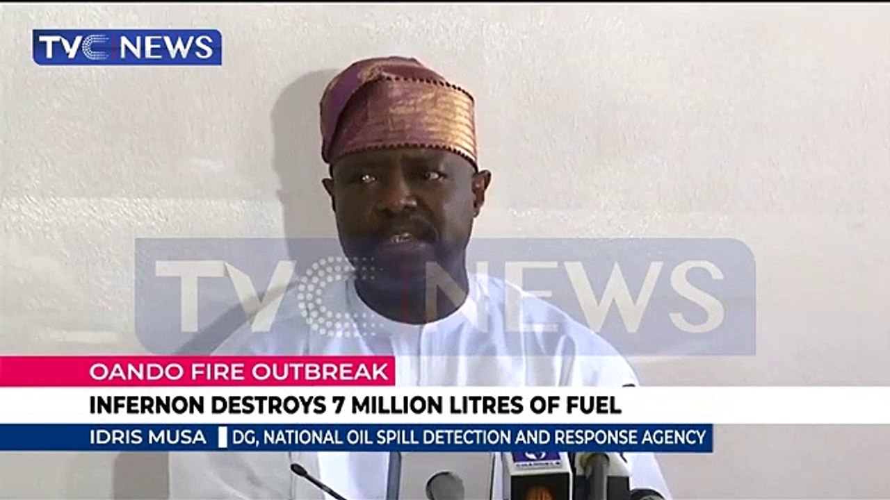 7 Million litres of fuel destroyed after Oando fire outbreak