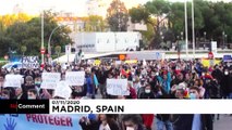 No Commnet | Protesta negacionista en Madrid contra las medidas por la pandemia