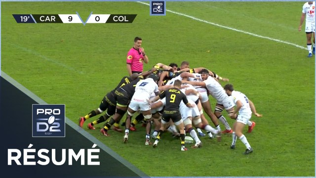 PRO D2 - Résumé US Carcassonne-Colomiers Rugby: 24-22 - J9 - Saison 2020/2021