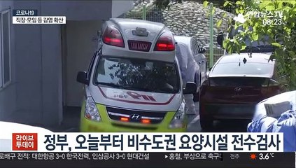 정부, 오늘부터 비수도권 요양시설 전수검사