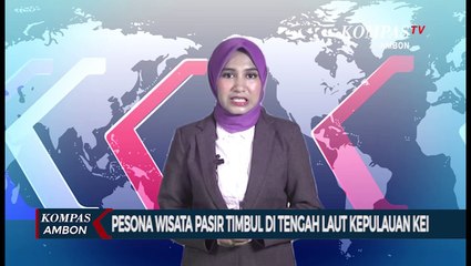 Pesona Wisata Pasir Timbul Di Tengah Laut Kepulauan Kei