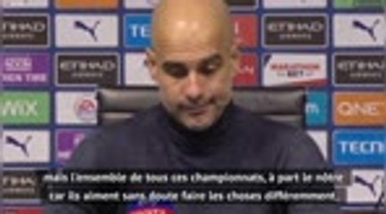 8e j. - Guardiola ne comprend pas l'absence des 5 changements