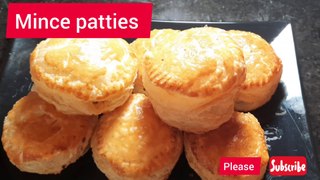 Mince patties. Easy and quick tea time snacks patties recipe