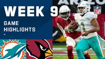 Dolphins vs. Cardinals Week 9 Highlights | NFL 2020