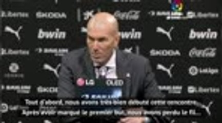 9e j. - Zidane : "Tout était contre nous"