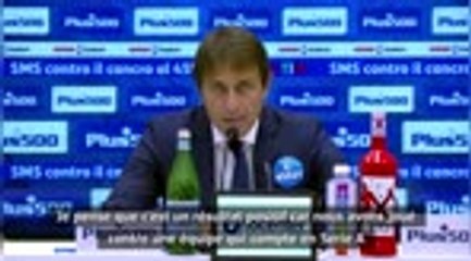 7e j. - Conte : "Nous aurions pu mieux gérer notre avantage"