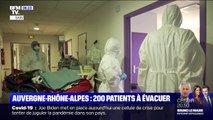Covid-19: région la plus touchée, l'Auvergne-Rhône-Alpes évacue 200 patients vers d'autres hôpitaux