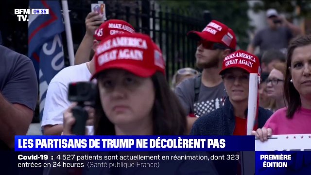 Présidentielle américaine: les partisans de Donald Trump ne digèrent pas la défaite