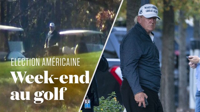 Donald Trump continue de jouer au golf après l'annonce de la victoire de Joe Biden