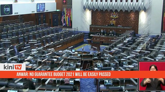 Anwar- No guarantee yet Budget 2021 will be easily passed