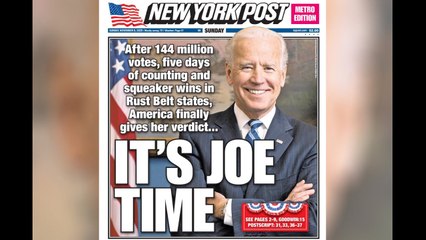 Joe Biden vows to be president for all in victory speech